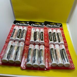 ChapStick Candy Cane Lip Balm 6 packs of 3 brand new smoke free pet free home